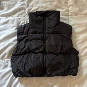 Black Puffer Vest
